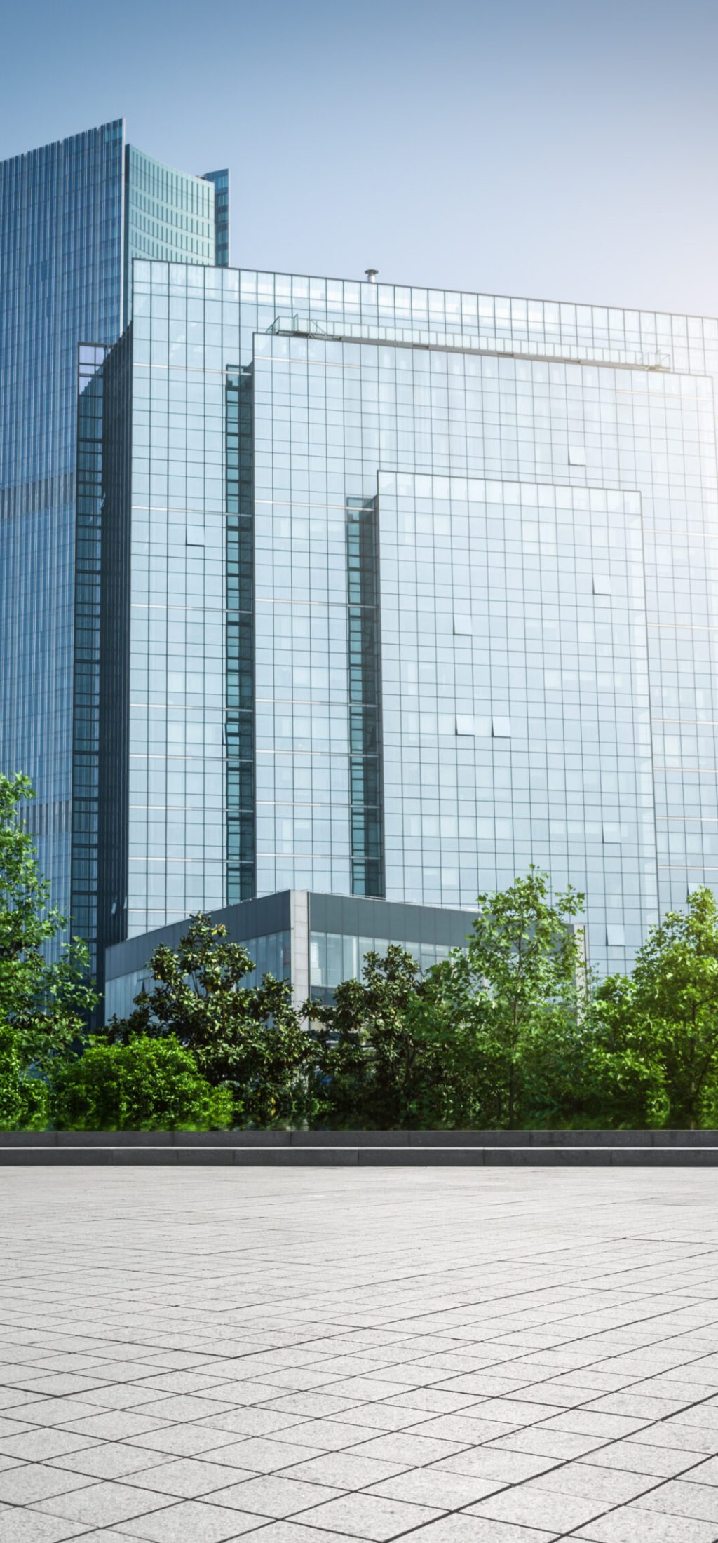 modern business buildings